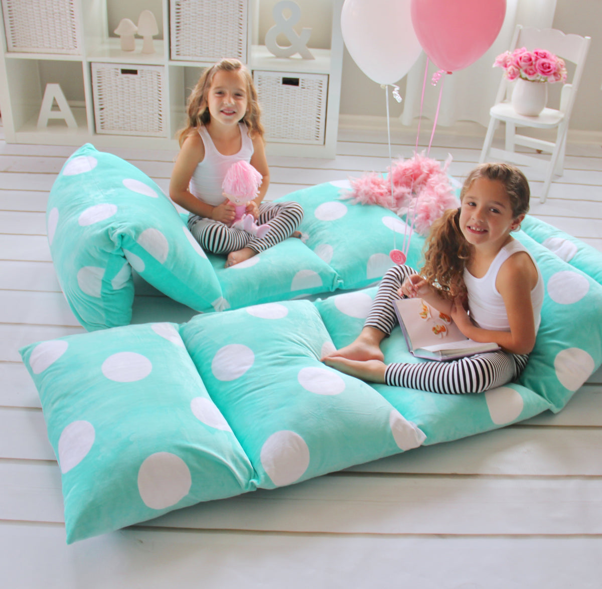 Butterfly Craze Pillow Bed Floor Lounger Cover – grabease by elli&nooli